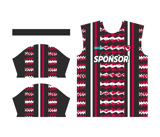 Colorful Sports Jersey Design for sublimation or soccer kit design for sublimation