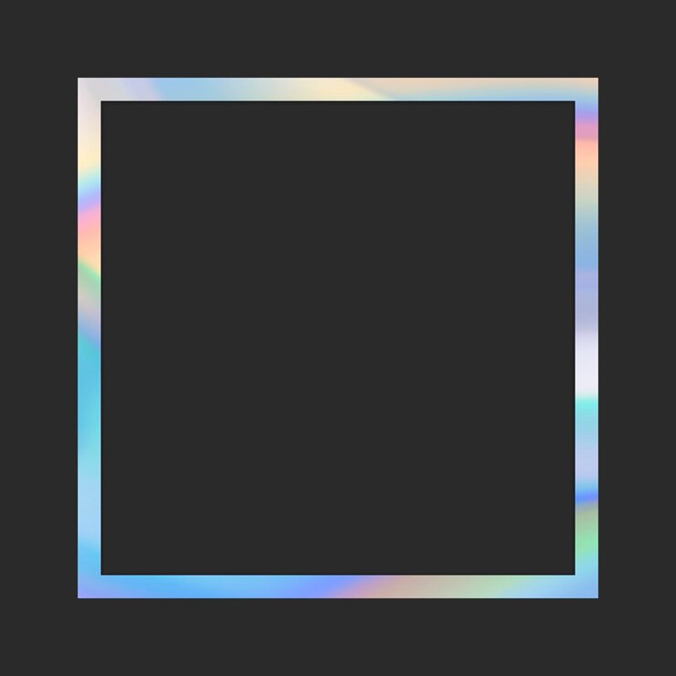 Vector colorful square gradient border template vector