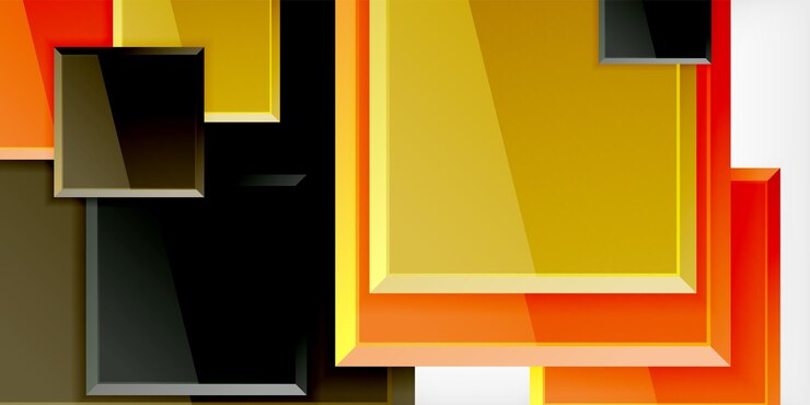 Vector colorful squares with reflections abstract background design vector illustration for wallpaper banner background card book illustration landing page