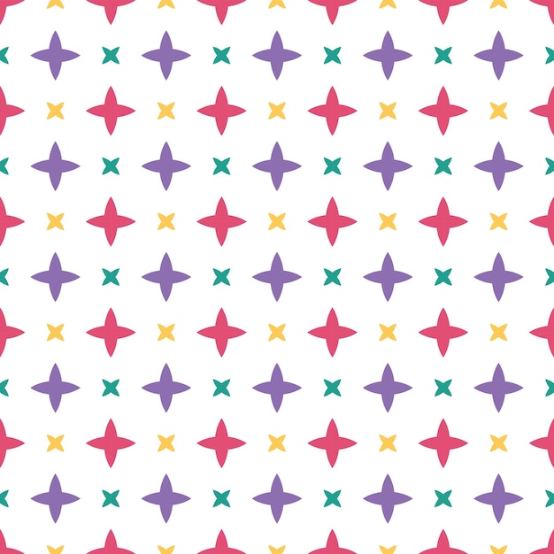 Vector colorful star pattern background