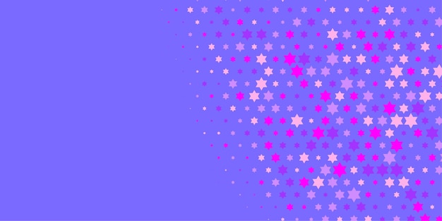 Colorful stars abstract illustration background beautiful banner with copy space