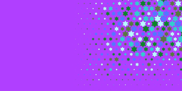 Vector colorful stars abstract illustration background beautiful banner with copy space