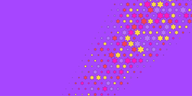 Vettore stelle colorate abstract illustrazione di sfondo bellissimo banner con spazio di copia
