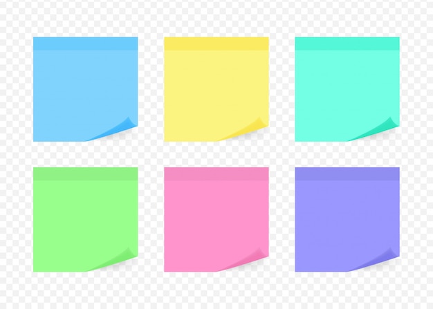 Colorful sticky note   