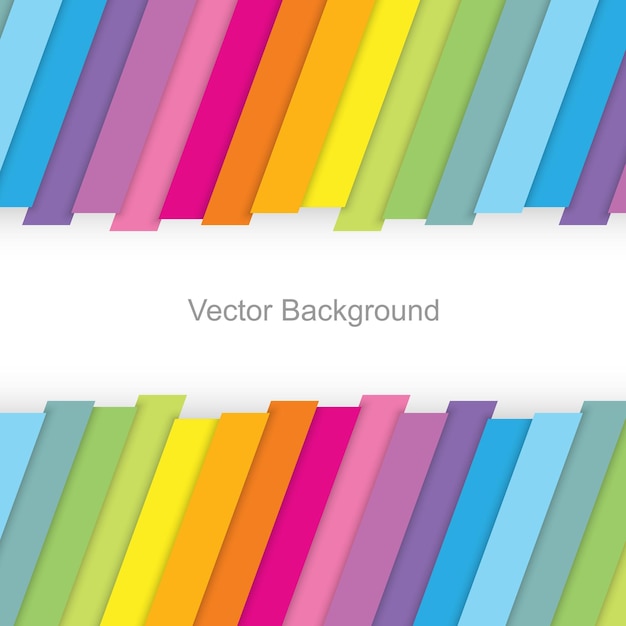 Vector colorful striped seamless background