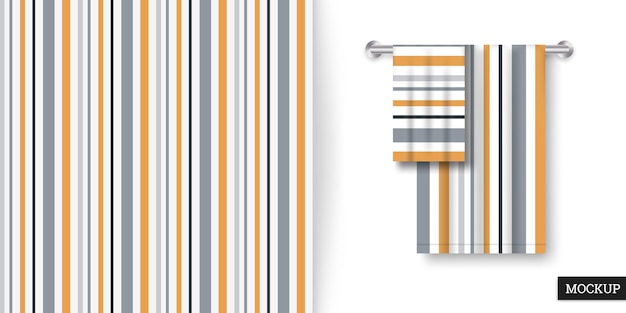 Colorful striped seamless pattern