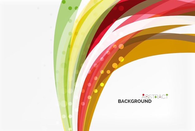 Colorful stripes on light background Vector template background for workflow layout diagram number options or web design