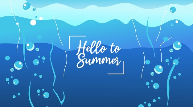 Colorful Summer background layout banners design