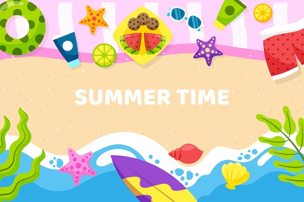 Colorful summer background