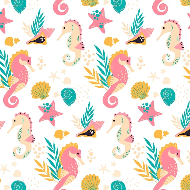 Vector colorful summer pattern