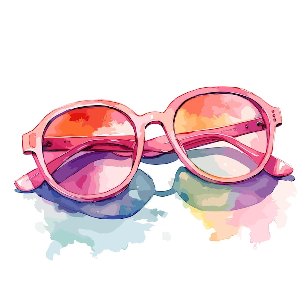 Colorful sunglasses for summer