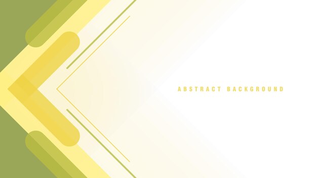 Colorful template banner and background with yellow, green and white color. Gradient color.