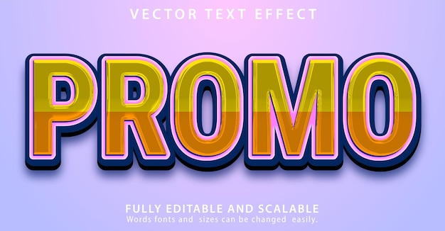 A colorful text effect with the title'vector text effect '