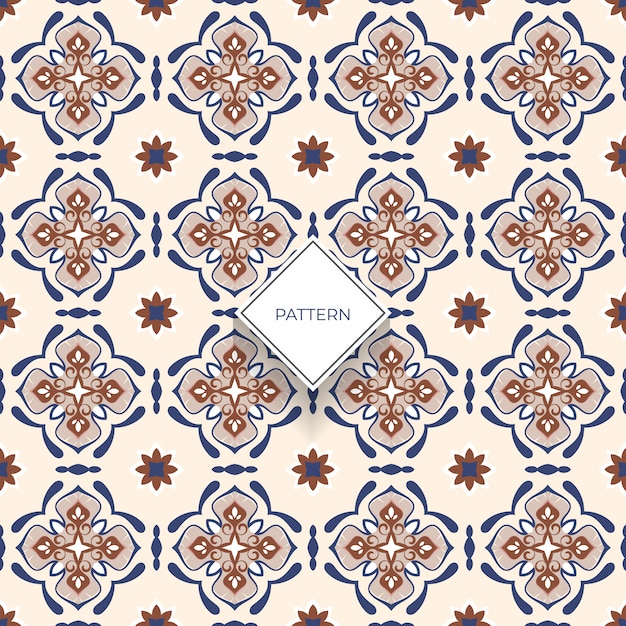 Vector colorful tile pattern