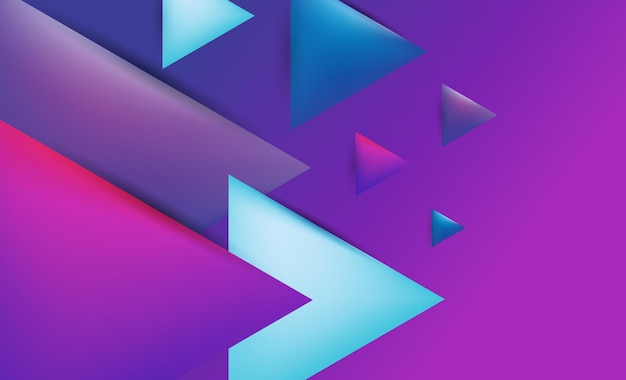 colorful triangle modern abstract background design