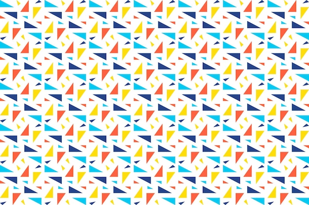 Colorful triangles pattern vector texture design