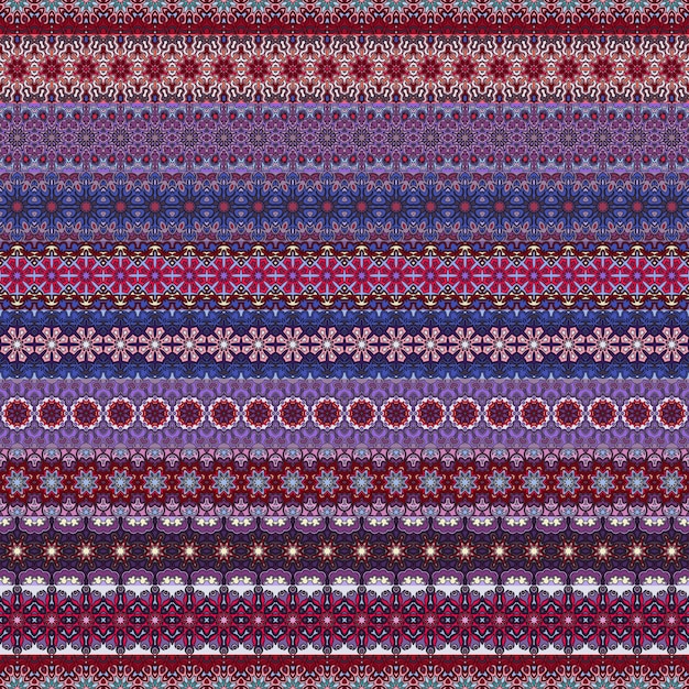 Colorful tribal vintage ethnic seamless pattern