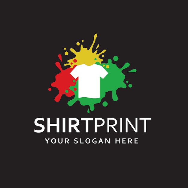 Colorful tshirt label