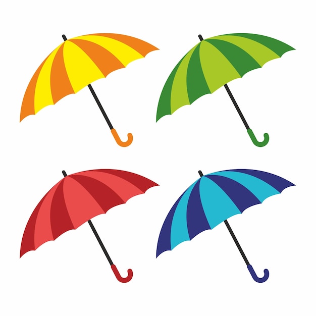 Colorful Umbrella Vector