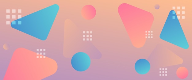 colorful vector abstract trendy gradient geometrical shape modern banner for website banners brochure posters flyer card and cover