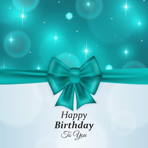 Colorful vector birthday card with text space