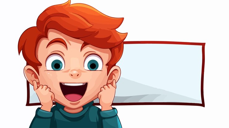 Вектор цветная векторная мультфильмная иллюстрация человека