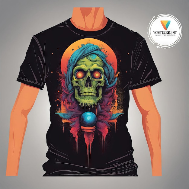 colorful vector illustration for the shirt design