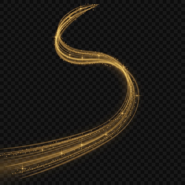 Вектор Красочная иллюстрация вектора с золотыми декоративными элементами над черной предпосылкой. абстрактные шаблоны для праздничного дизайна