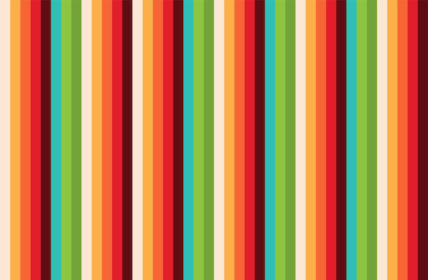 Vector colorful vertical stripe lines geometric background