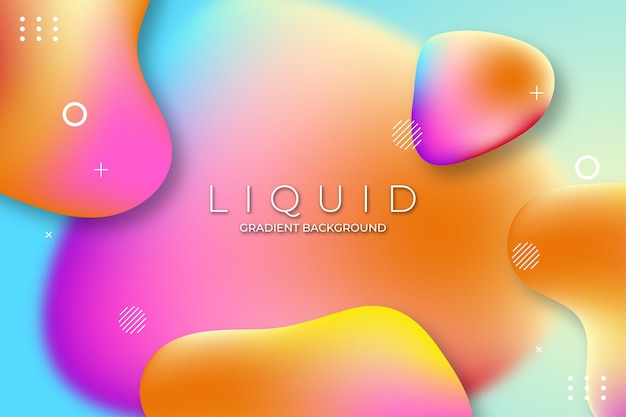 Colorful Vibrant Gradients abstract background