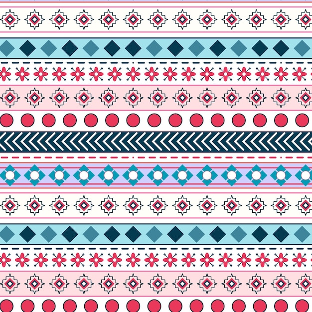 Vector colorful vintage pattern vector illustration design and background design