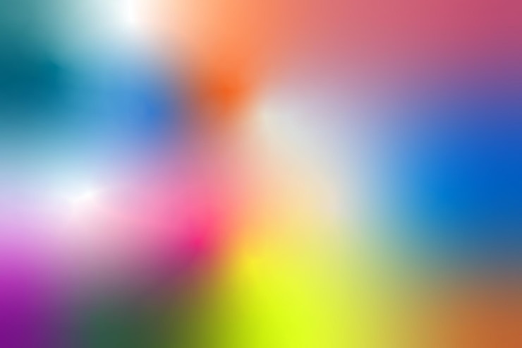 Vector colorful vivid blurred background