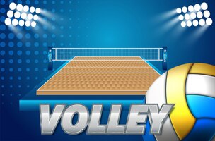 Colorful volleyball ball icon