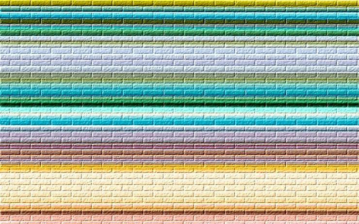 वेक्टर colorful wall pattern design premium vector