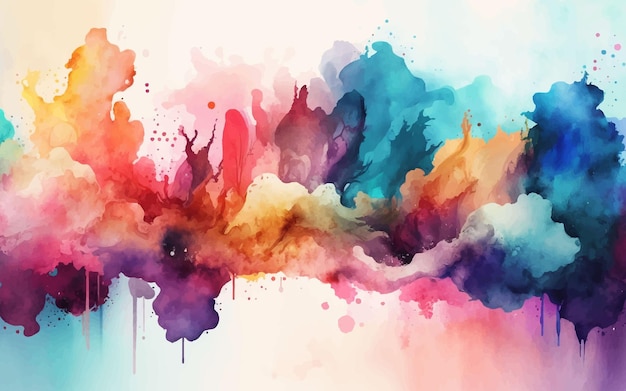 colorful watercolor abstract wallpaper