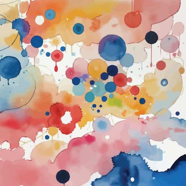 Colorful watercolor background