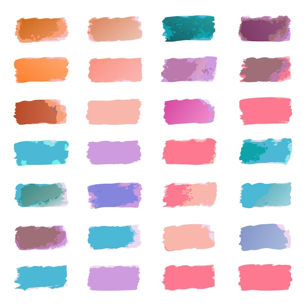 colorful watercolor patch background vector