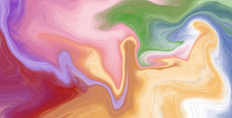 Vector colorful watercolors like marble abstract