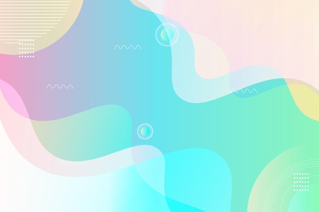 colorful wave abstract gradient background