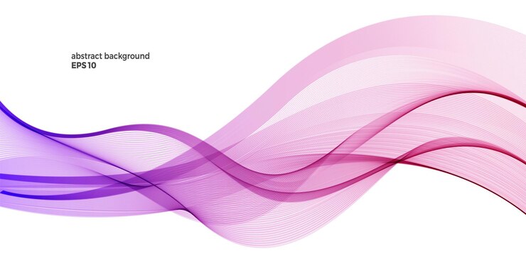 Colorful wave background design with conceptual element