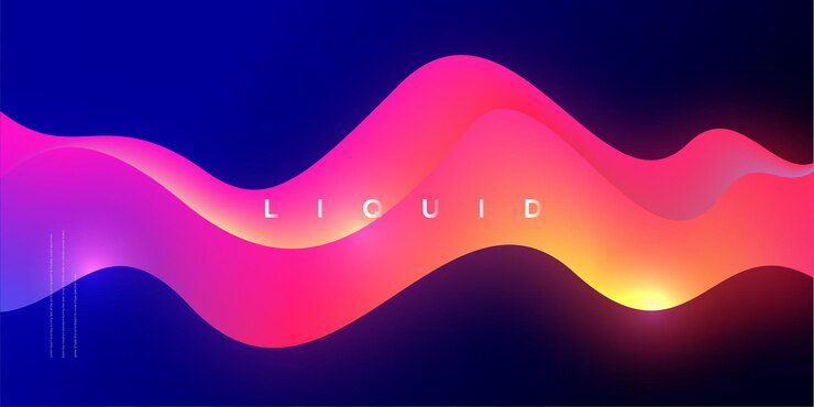 Vector colorful wave background design