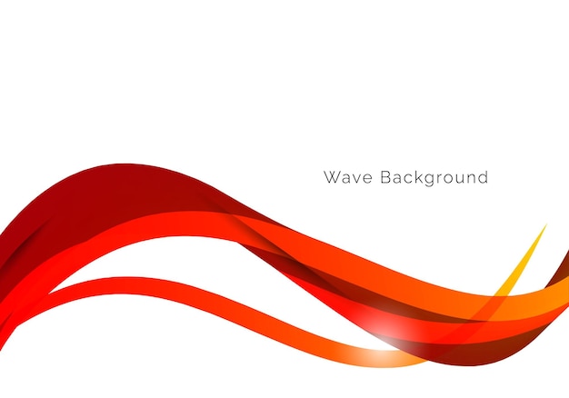 Vector colorful wave design modern background