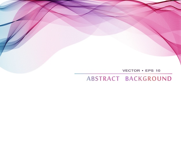 Colorful wavy abstract  background, tamplate for design brochure and site