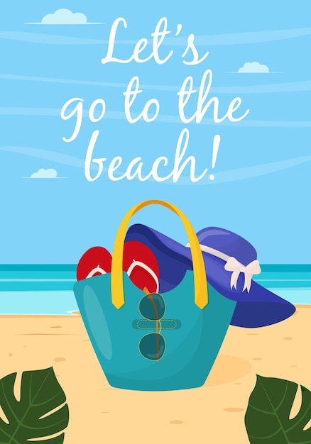해변 액세서리가 있는 다채로운 여성용 여름 가방 여름 디자인 요소