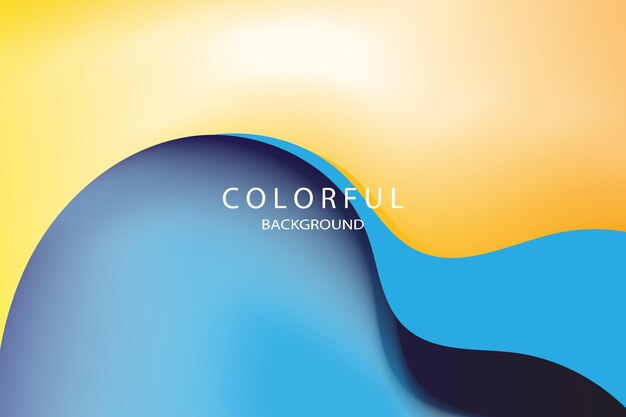 Colorfull 추상 배경 벡터 일러스트 레이 션