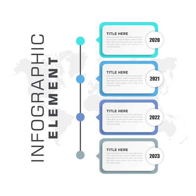 Progettazione dell'elemento di infographic di affari di colorfull