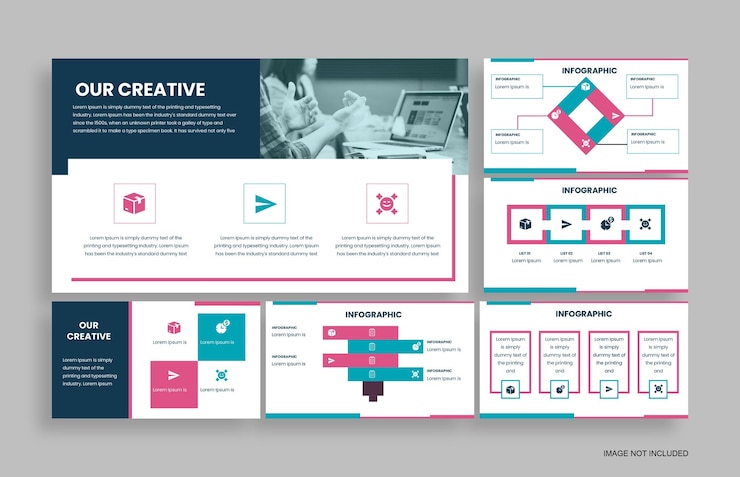 Vector colorfull business presentation template