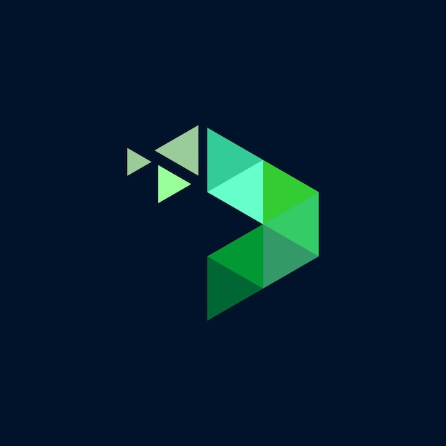 colorfull of geometric logo