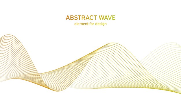 Colorfull wave element  