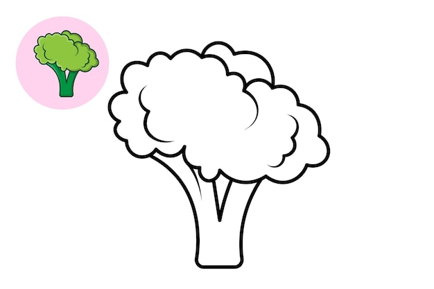 COLORING BOOK BROCCOLI